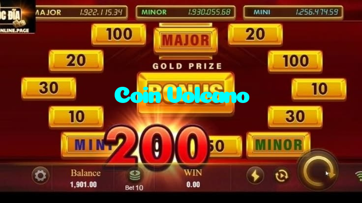 available types of Coin Volcano bet including pre-match live express and system bets