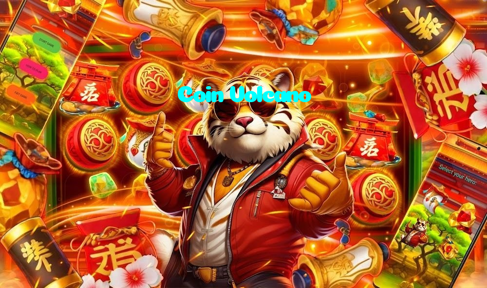 Coin Volcano casino presented on mobile device in Pakistan with slots and live games